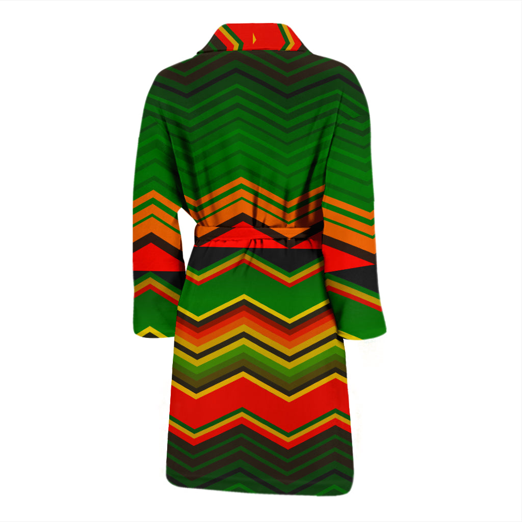 Serape Print Design LKS306 Men Bathrobe