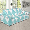 Sea Lion Baby Pattern Print Design 01 Sofa Slipcover