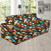 Chocolate Pattern Print Design 02 Sofa Slipcover