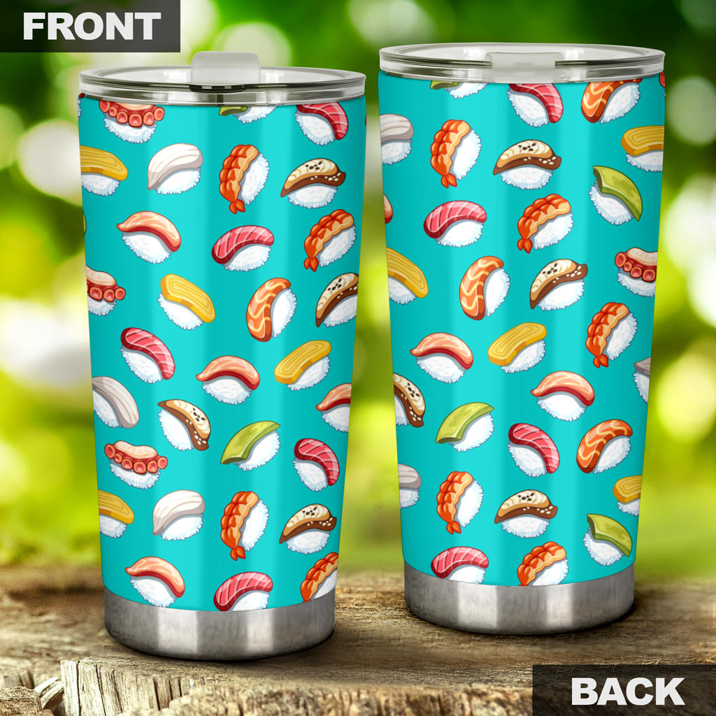 Sushi Themed Print Tumbler