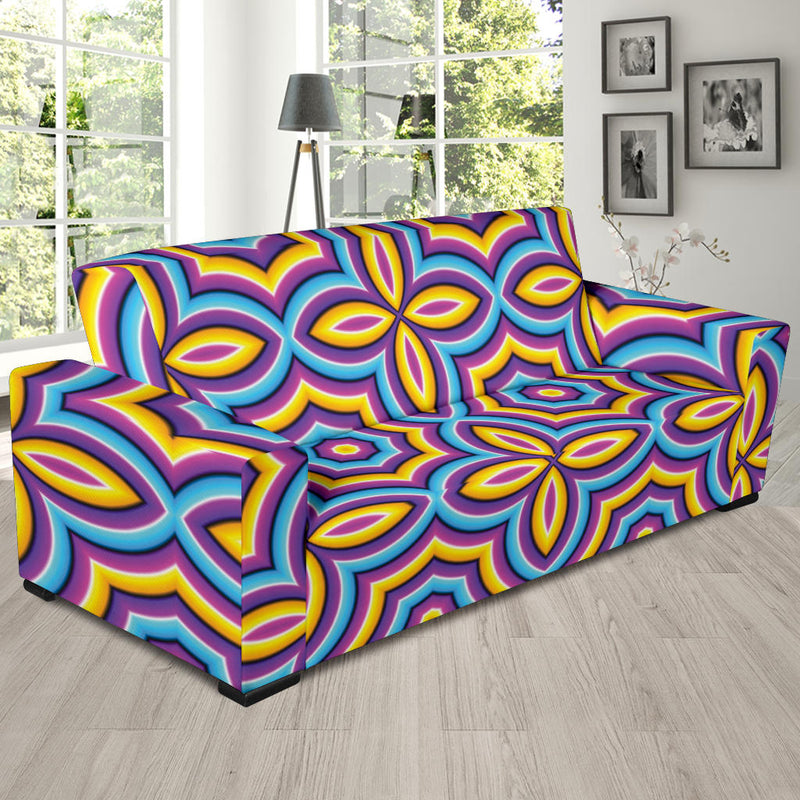 Optical illusion Pattern Print Design A03 Sofa Slipcover