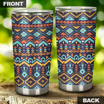 Aztec Style Print Pattern Tumbler