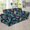 Robot Pattern Print Design A05 Sofa Slipcover