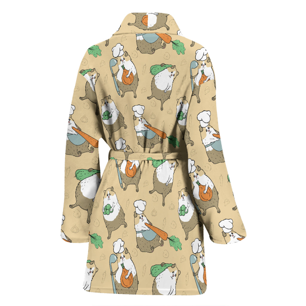 Guinea Pig Print Design LKS401 Women Bathrobe
