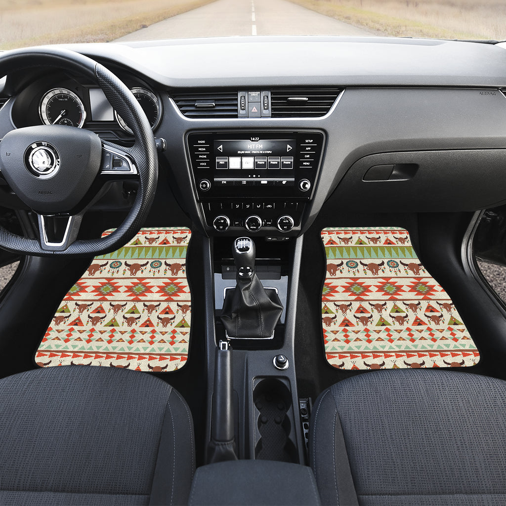 American indian Ethnic Pattern Car Floor Mats Front Back