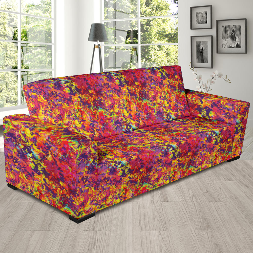 Splatter Print Design LKS303 Sofa Slipcover