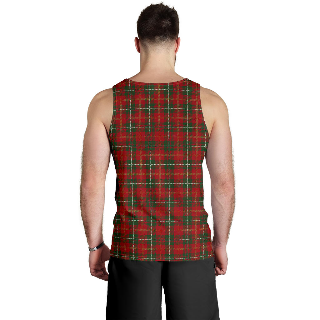 Holiday Tartan Plaid Pattern Men Tank Top