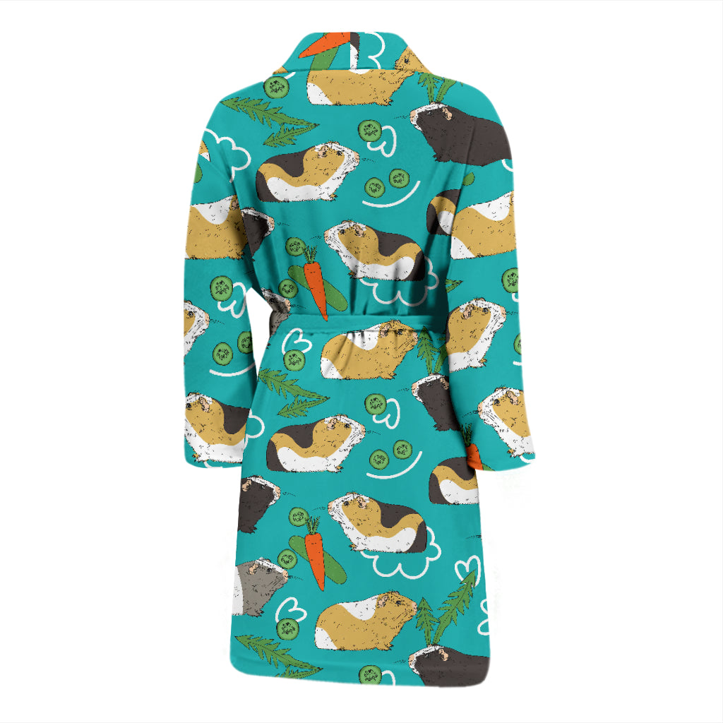 Guinea Pig Print Design LKS402 Men Bathrobe