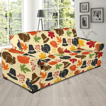 Thanksgiving Print Design LKS303 Sofa Slipcover