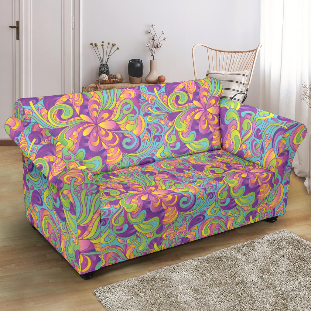 Trippy Print Design LKS306 Loveseat Couch Slipcover