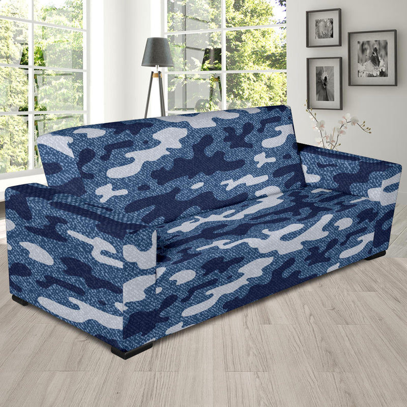 Jean Camouflage Pattern Print Design 05 Sofa Slipcover