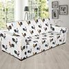 Chicken Pattern Print Design 02 Sofa Slipcover