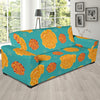 Marigold Pattern Print Design 02 Sofa Slipcover