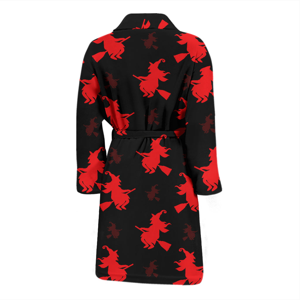 Witch Print Design LKS308 Men Bathrobe