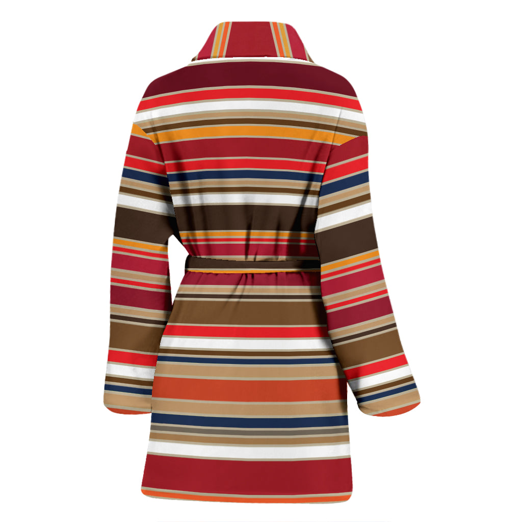 Serape Print Design LKS301 Women Bathrobe
