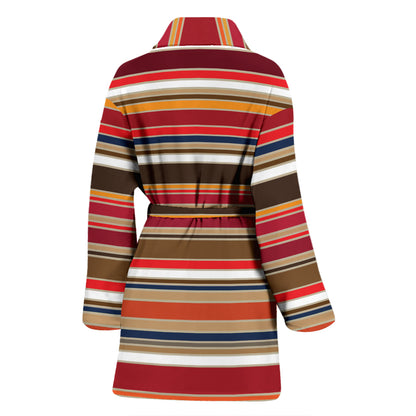 Serape Print Design LKS301 Women Bathrobe