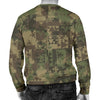 Camouflage Aztec Green Army Print Men Long Sleeve Sweatshirt