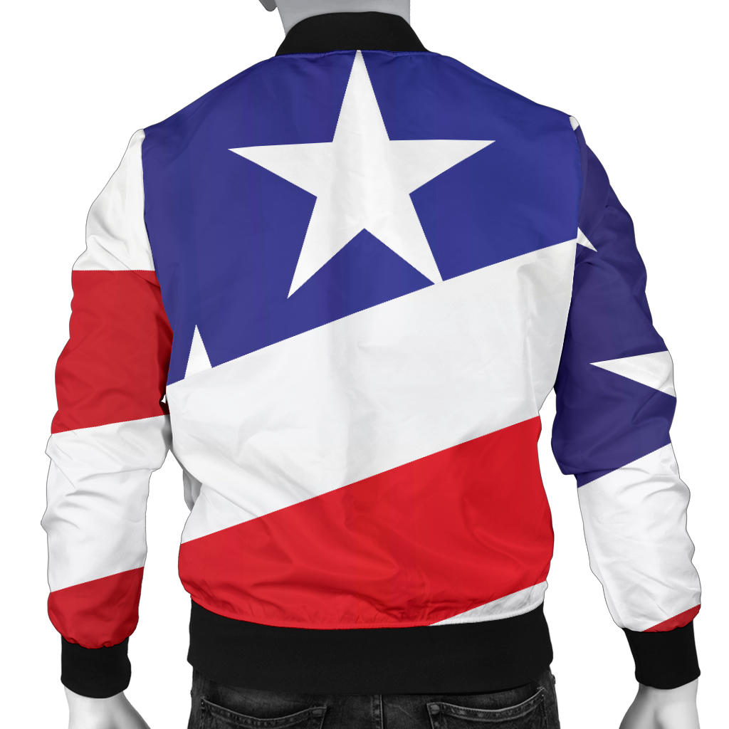 American flag Print Men Bomber Jacket
