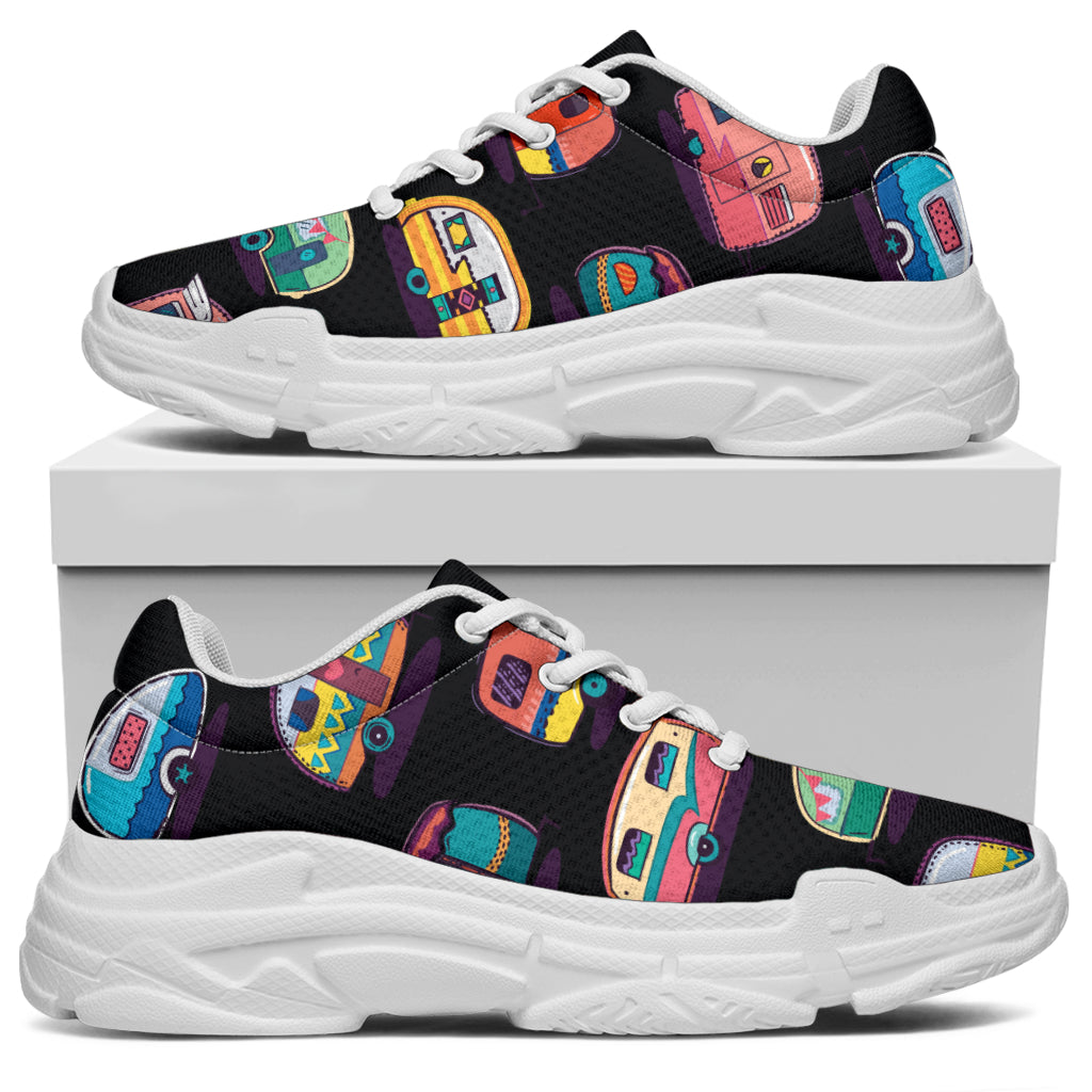 Camper Camping Pattern Chunky Sneakers