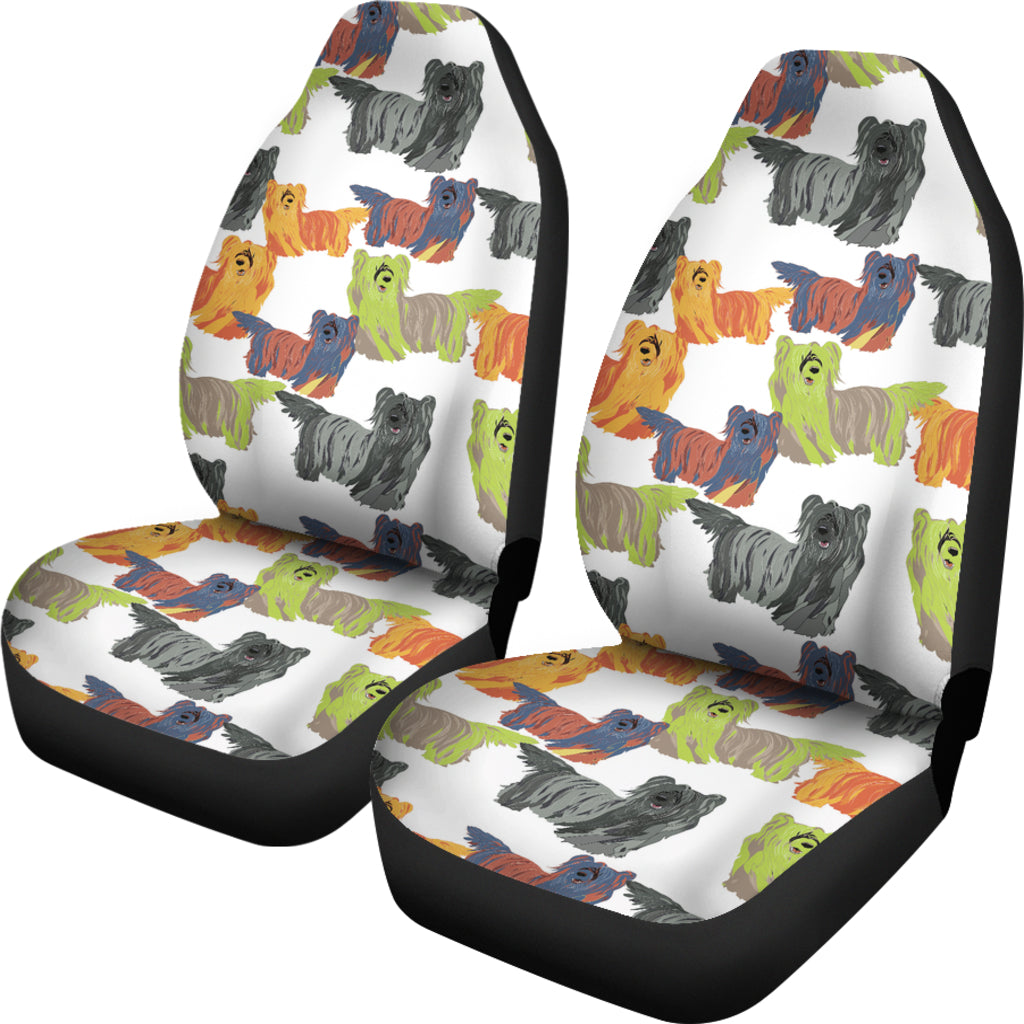 Skye Terriers Print Design LKS301 Car Seat Covers