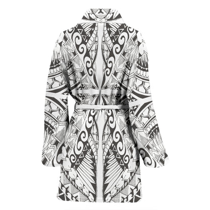 Samoan Style Print Design LKS301 Women Bathrobe