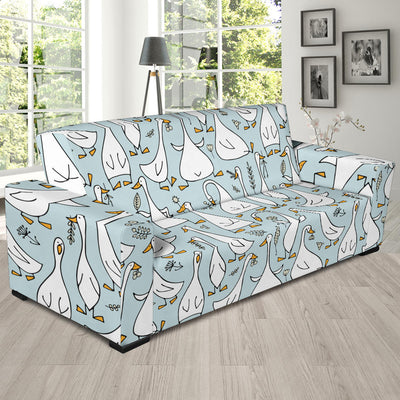 Goose Pattern Print Design 03 Sofa Slipcover