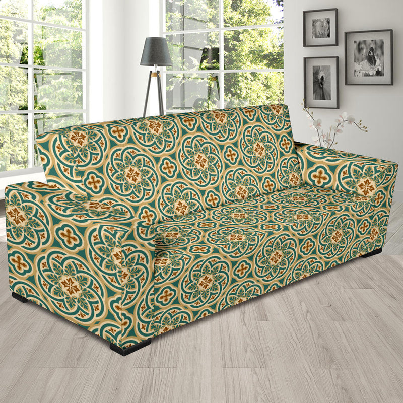 Cross Pattern Print Design 01 Sofa Slipcover