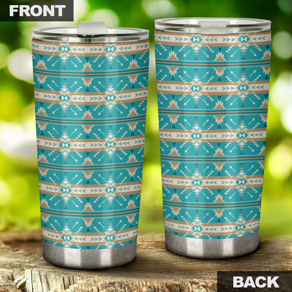 Southwest Native Design Themed Print Tumbler