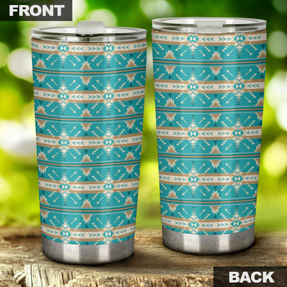 Southwest Native Design Themed Print Tumbler