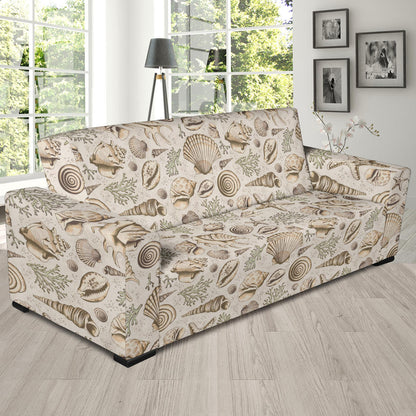 Seashell Print Design LKS304 Sofa Slipcover