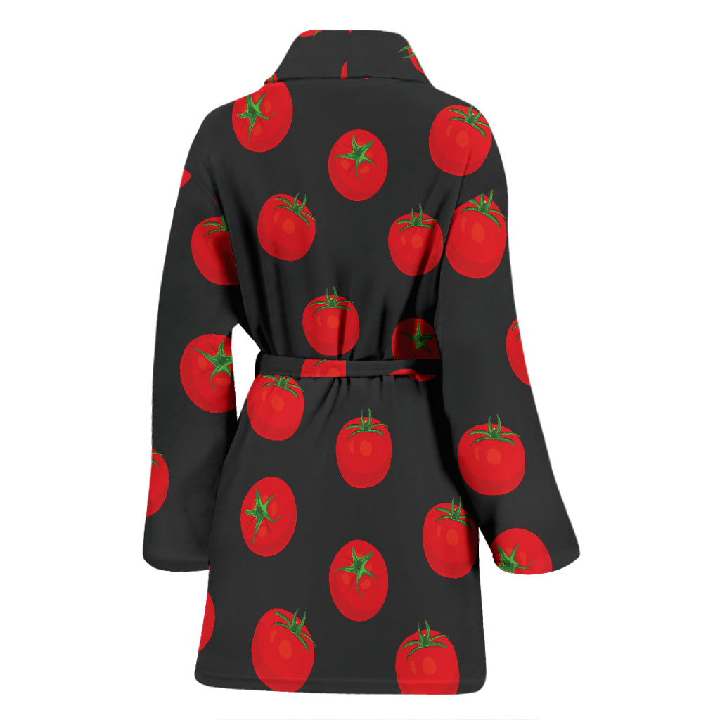Tomato Print Design LKS305 Women Bathrobe