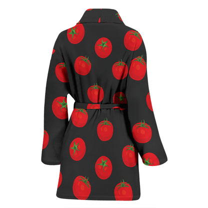 Tomato Print Design LKS305 Women Bathrobe