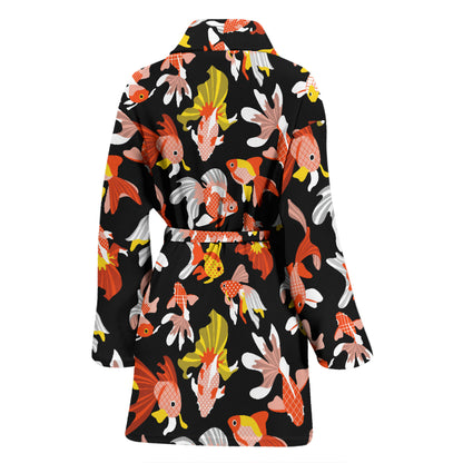 Goldfish Print Design LKS401 Women Bathrobe