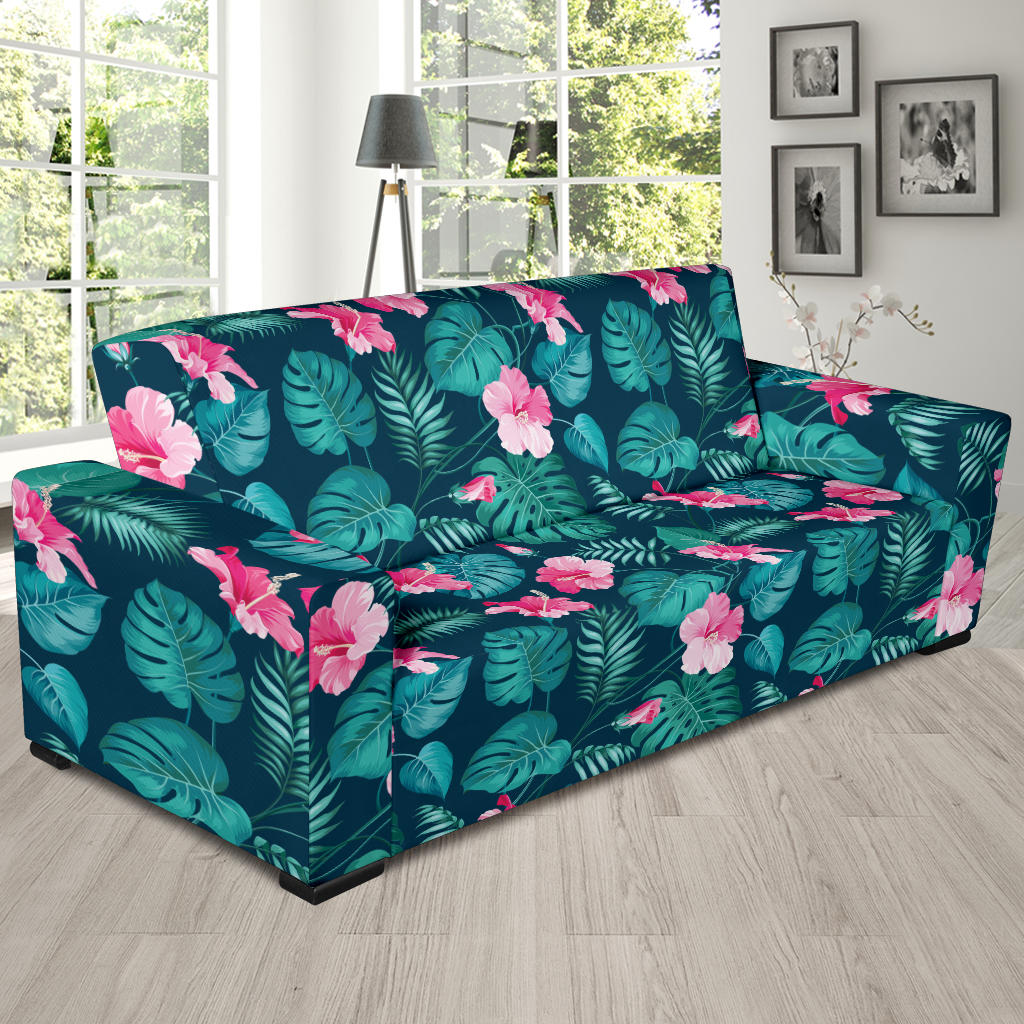Summer Floral Print Design LKS301 Sofa Slipcover