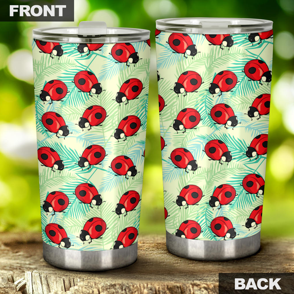 Ladybug Cute Print Pattern Tumbler