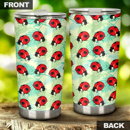 Ladybug Cute Print Pattern Tumbler