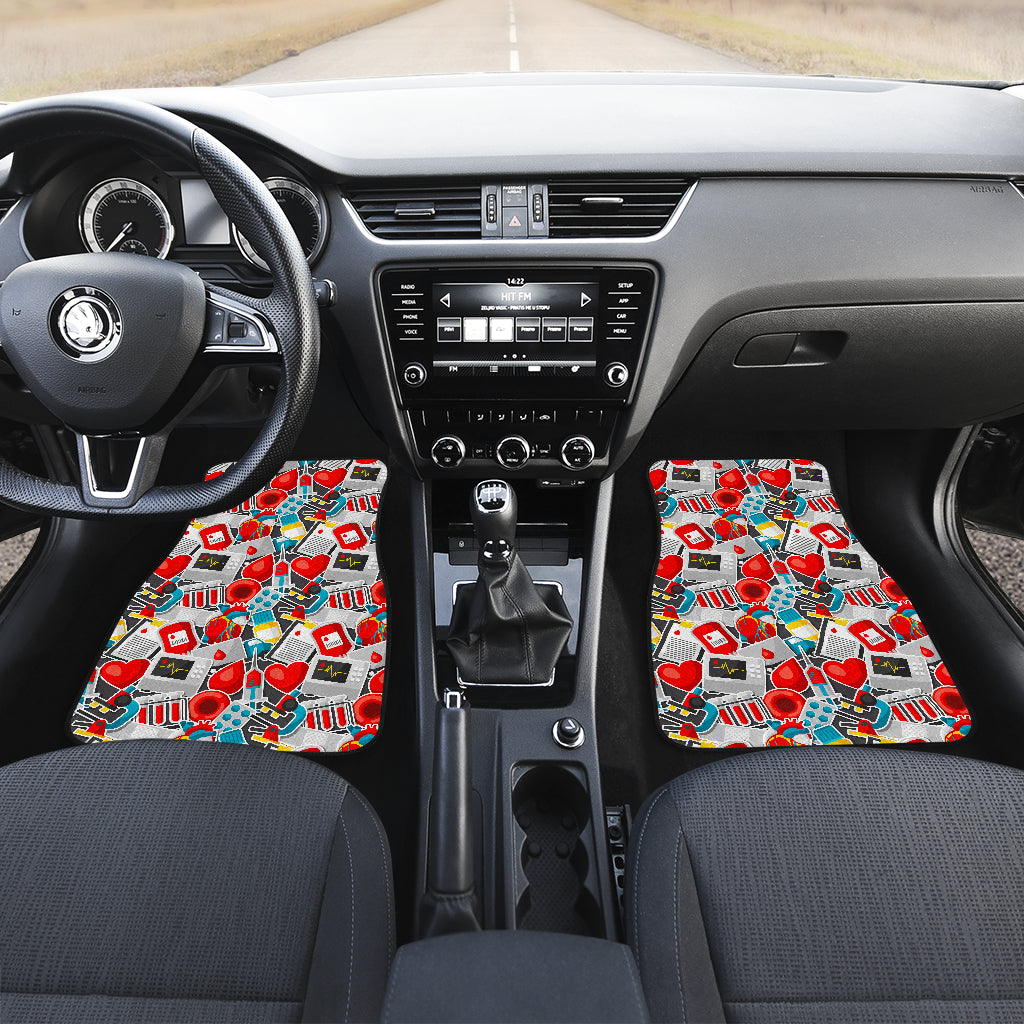 Phlebotomist Medical Themed Car Floor Mats Front Back
