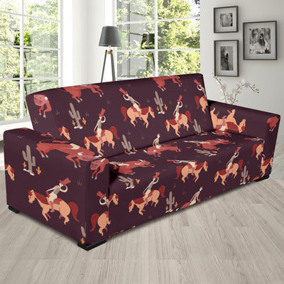 Rodeo Pattern Print Design A01 Sofa Slipcover