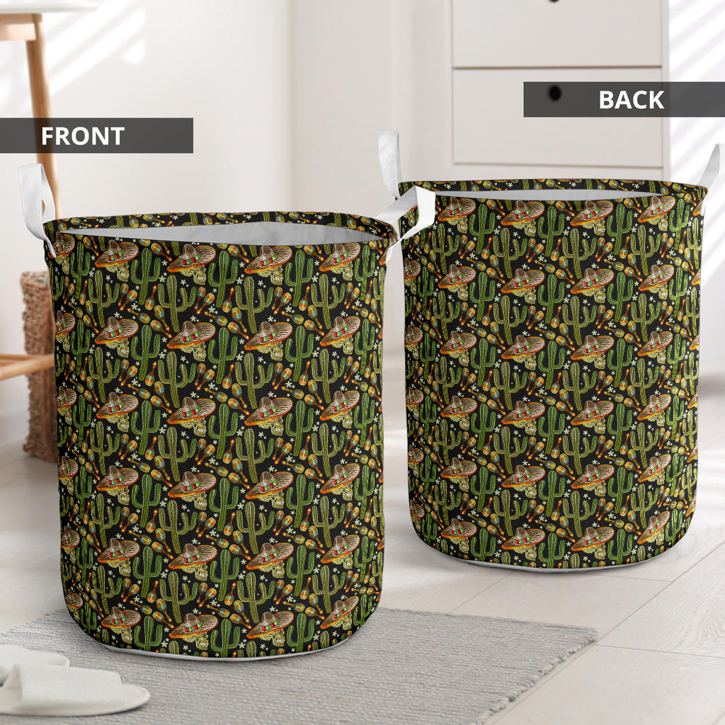 Western Style Print Laundry Basket