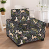 Deer Floral Jungle Armchair Slipcover