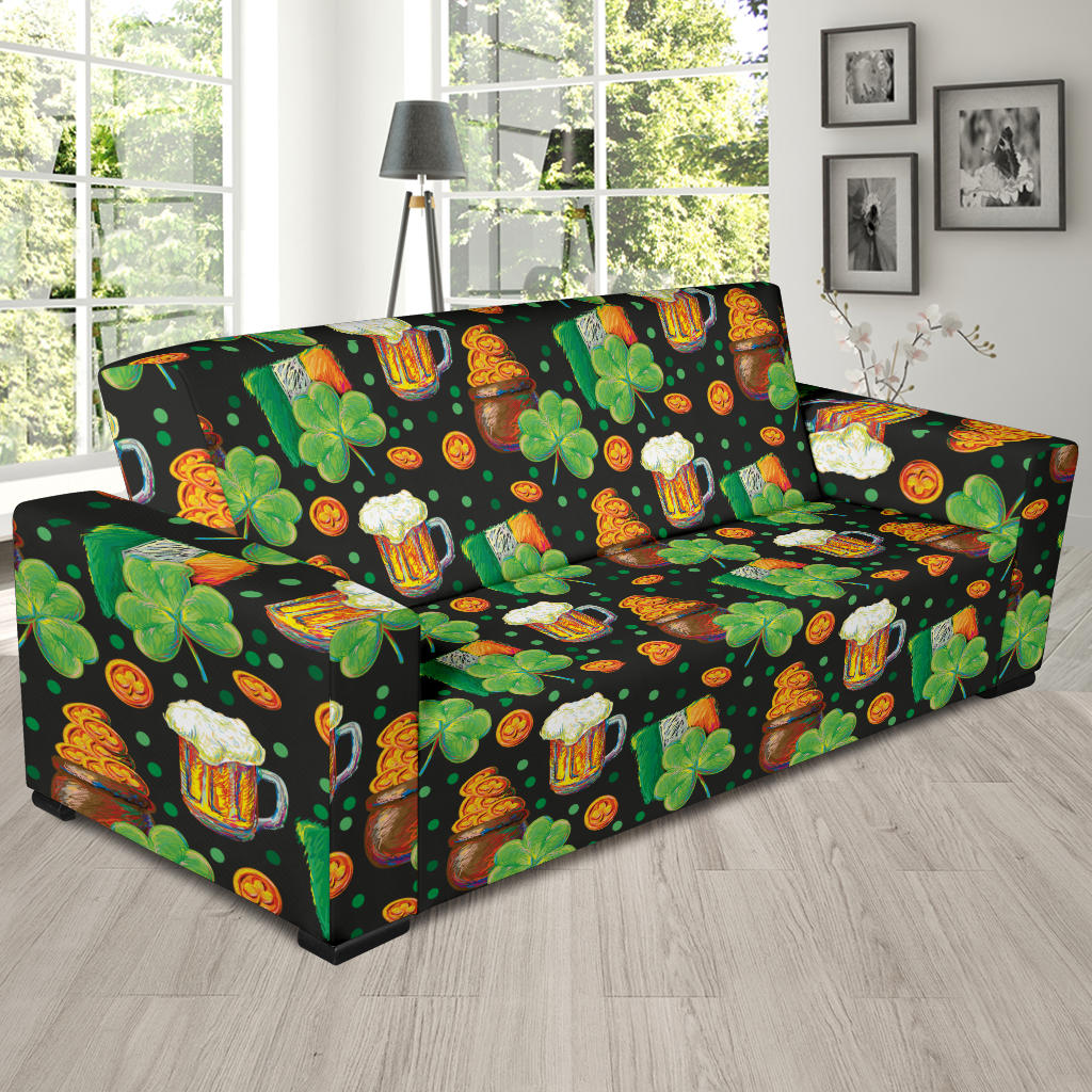 St Patricks Day Print Design LKS303 Sofa Slipcover