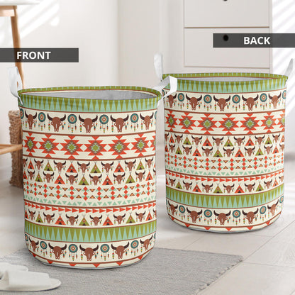 American indian Ethnic Pattern Laundry Basket
