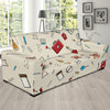 Nurse Pattern Print Design A04 Sofa Slipcover