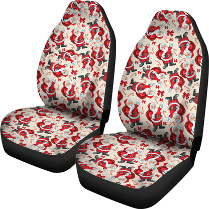 Santa Christmas Themed Print Design LKS302 Car Seat Covers