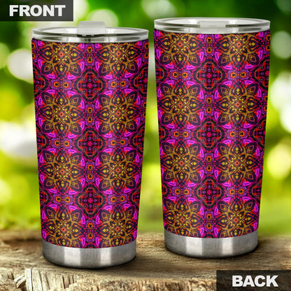 kaleidoscope Abstract Print Design Tumbler