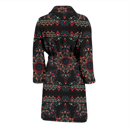Bandana Print Design LKS307 Men Bathrobe