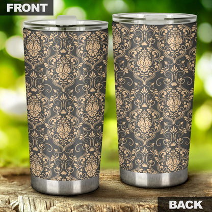 Damask Elegant Luxury Print Pattern Tumbler