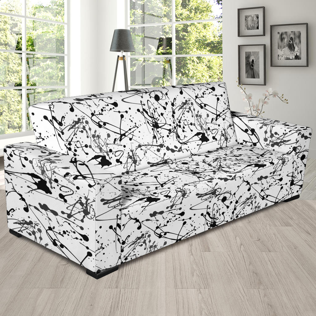 Splatter Print Design LKS305 Sofa Slipcover