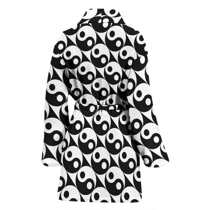 Yin Yang Print Design LKS304 Women Bathrobe