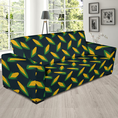 Corn Pattern Print Design 02 Sofa Slipcover